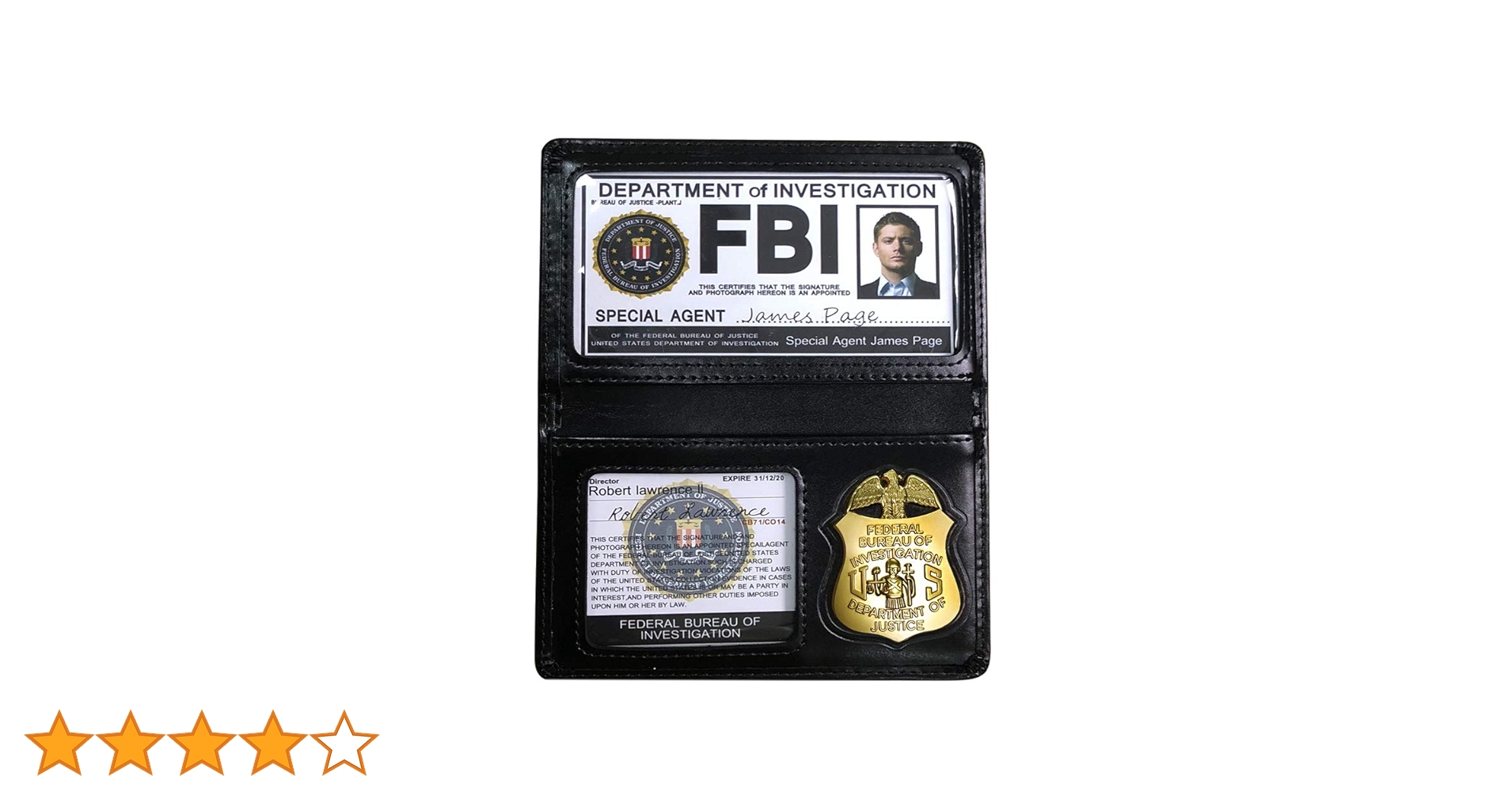 FBIの手帳 名探偵コナン 風 赤井秀一 連邦捜査官 FBI 手帳 ☆コスプレ